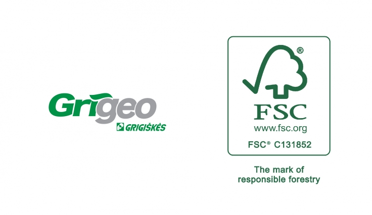 AB „Grigeo Grigiškės“ joined the group's holders of the FSC® certificate